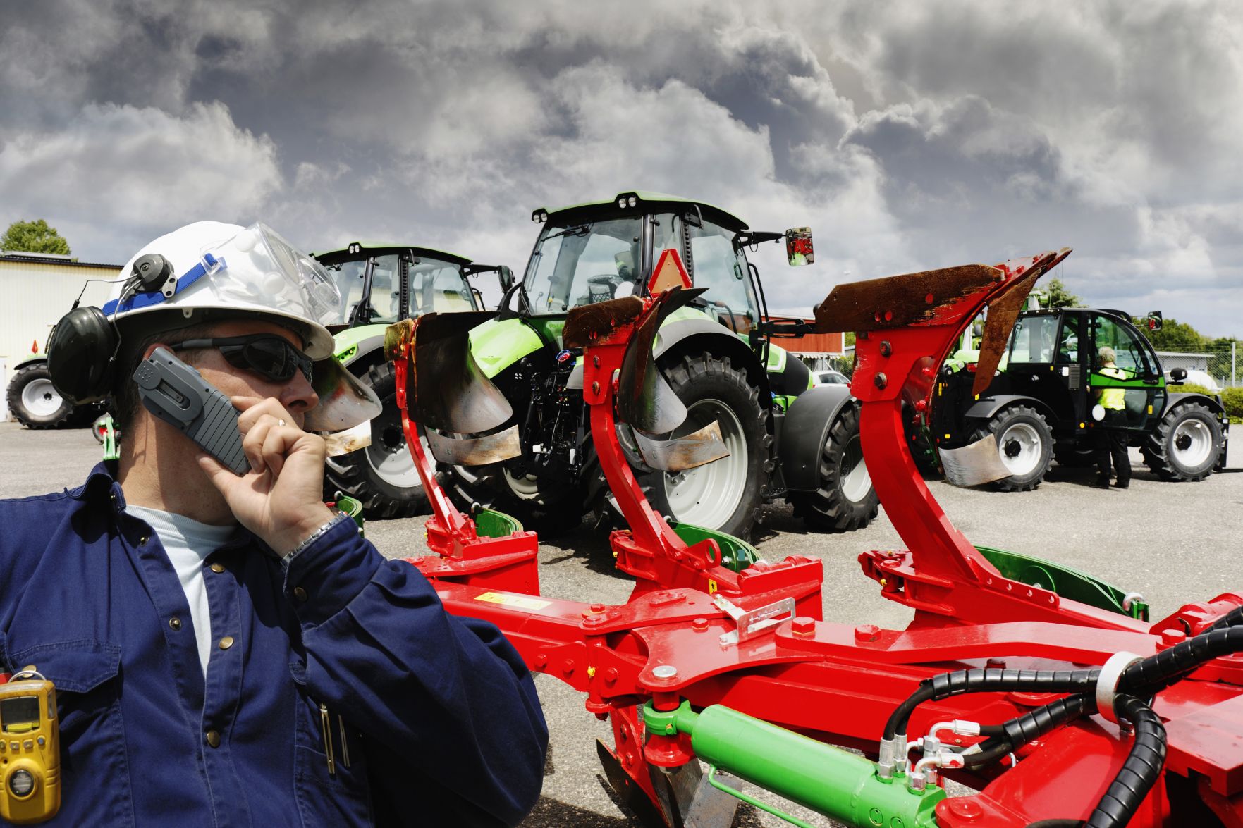 mechanic and tractors